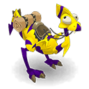 Dragodinde Dorée et Indigo