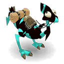Dragodinde Ebène et Turquoise