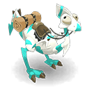 Dragodinde Ivoire et Turquoise
